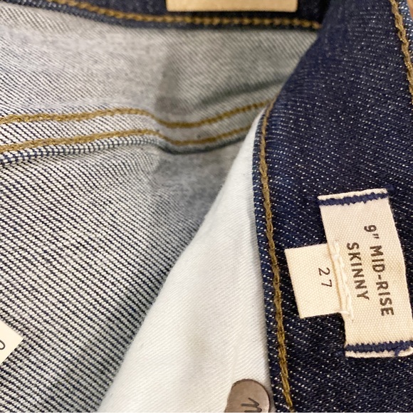 NWT Madewell 9" Mid-Rise Skinny Jeans in Orland Wash T0305, T0306, T0307 - Picture 4 of 11